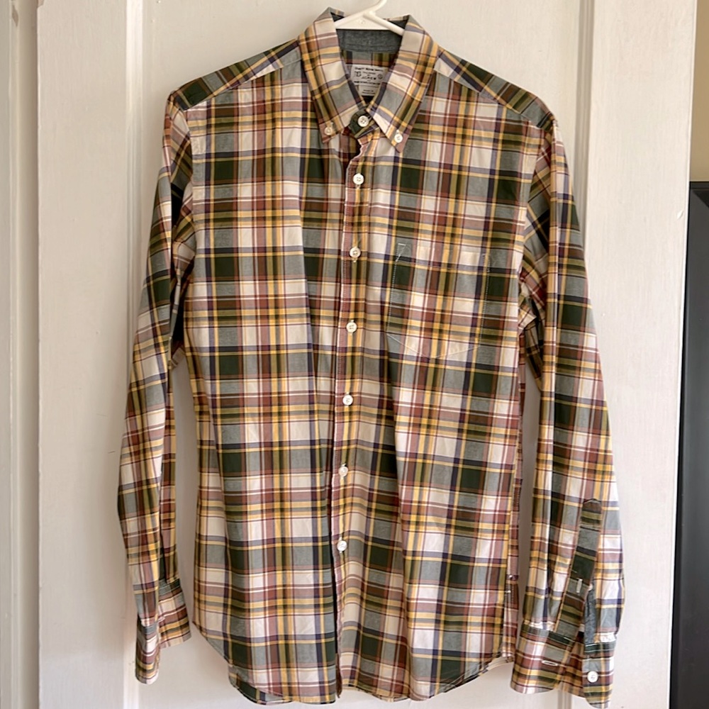 Men’s J Crew Secret Wash cotton poplin shirt